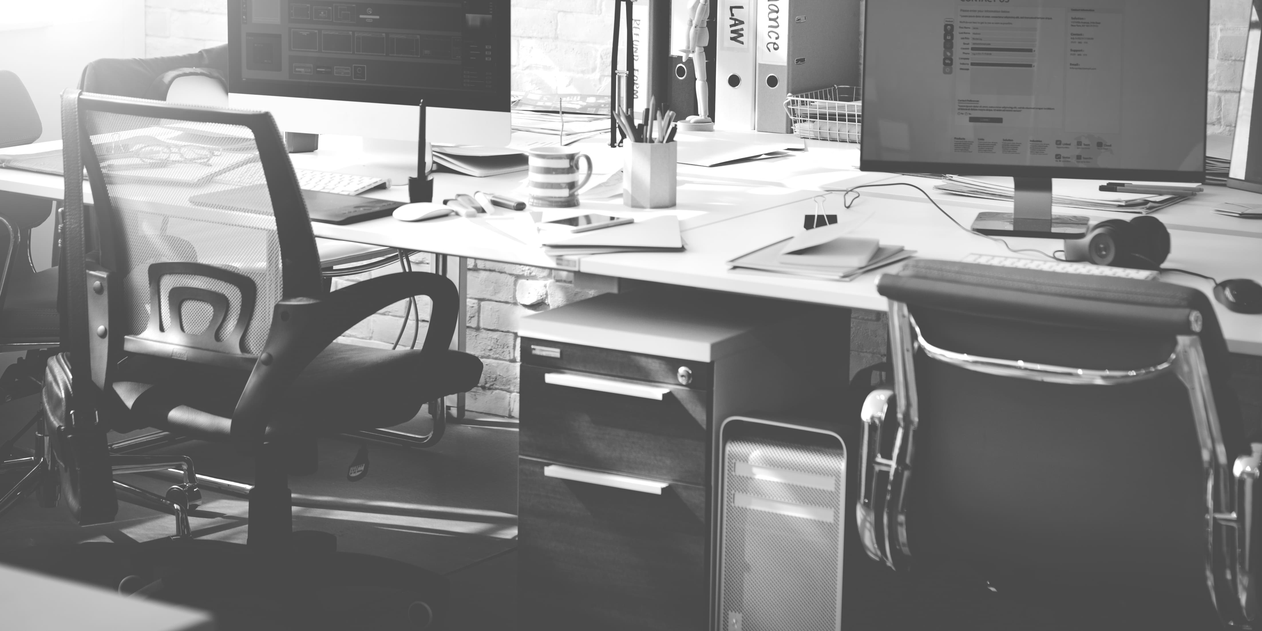 station de travail en entreprise